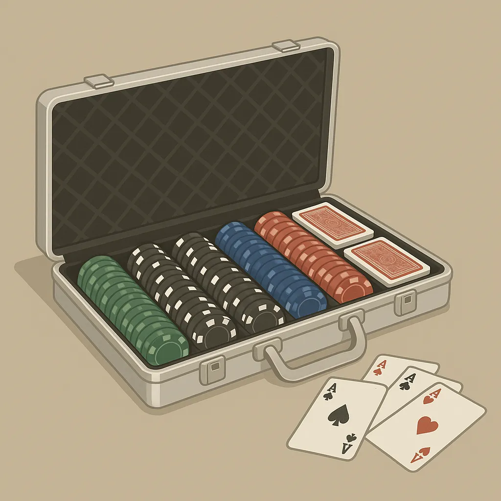 Aluminum Chip Case With 300-Chip Capacity